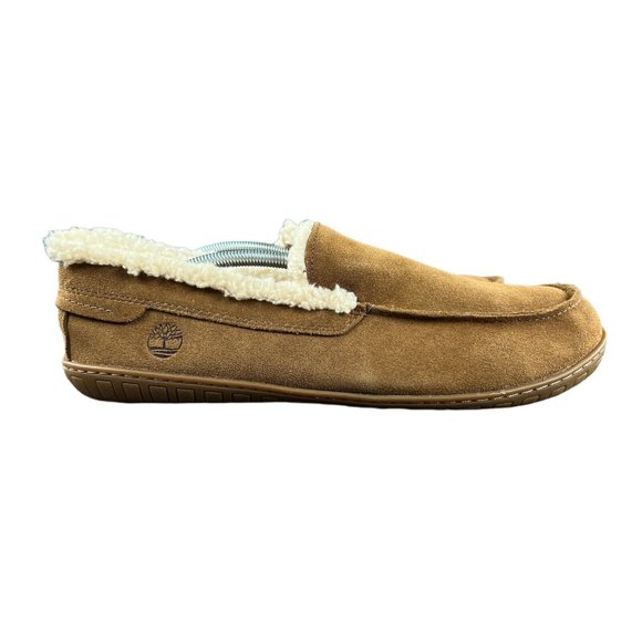 Timberland Men's Torrez Rust Brown Suede Moccasin Slippers Sizes 8 - 13 - Picture 1 of 9